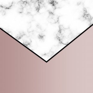 ABSTRACT ROSE SHADE MODERN MARBLE